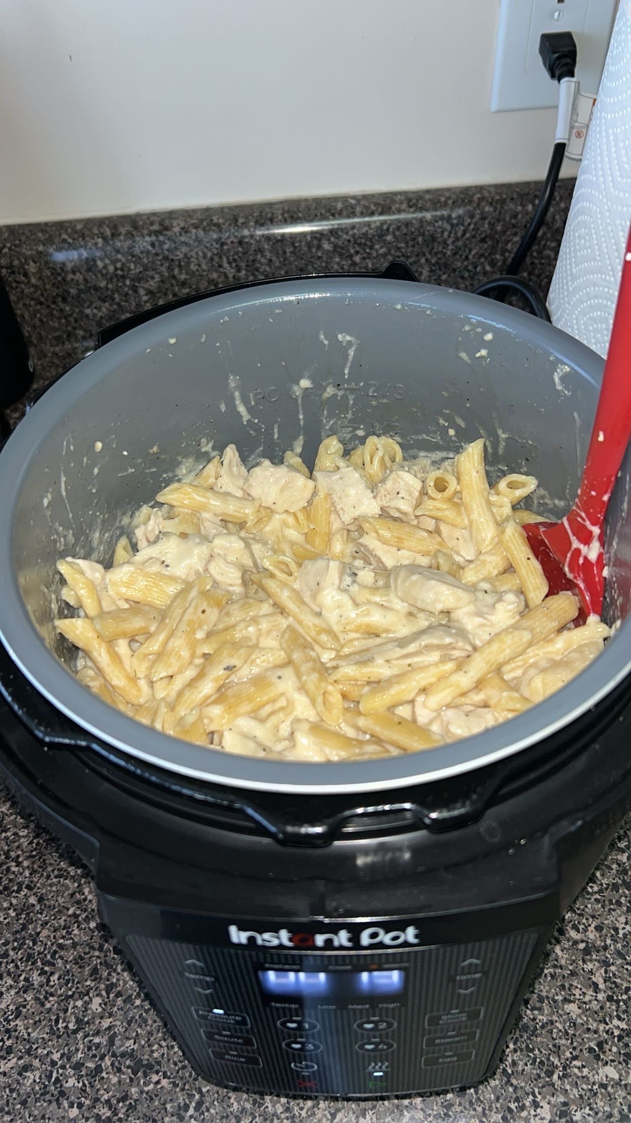 Instant Pot Chicken Alfredo